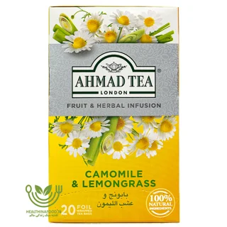 چای میوه ای طعم بابونه علف لیمو